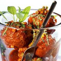 Recette libanaise daoud basha (boulettes de viande à la sauce tomate)